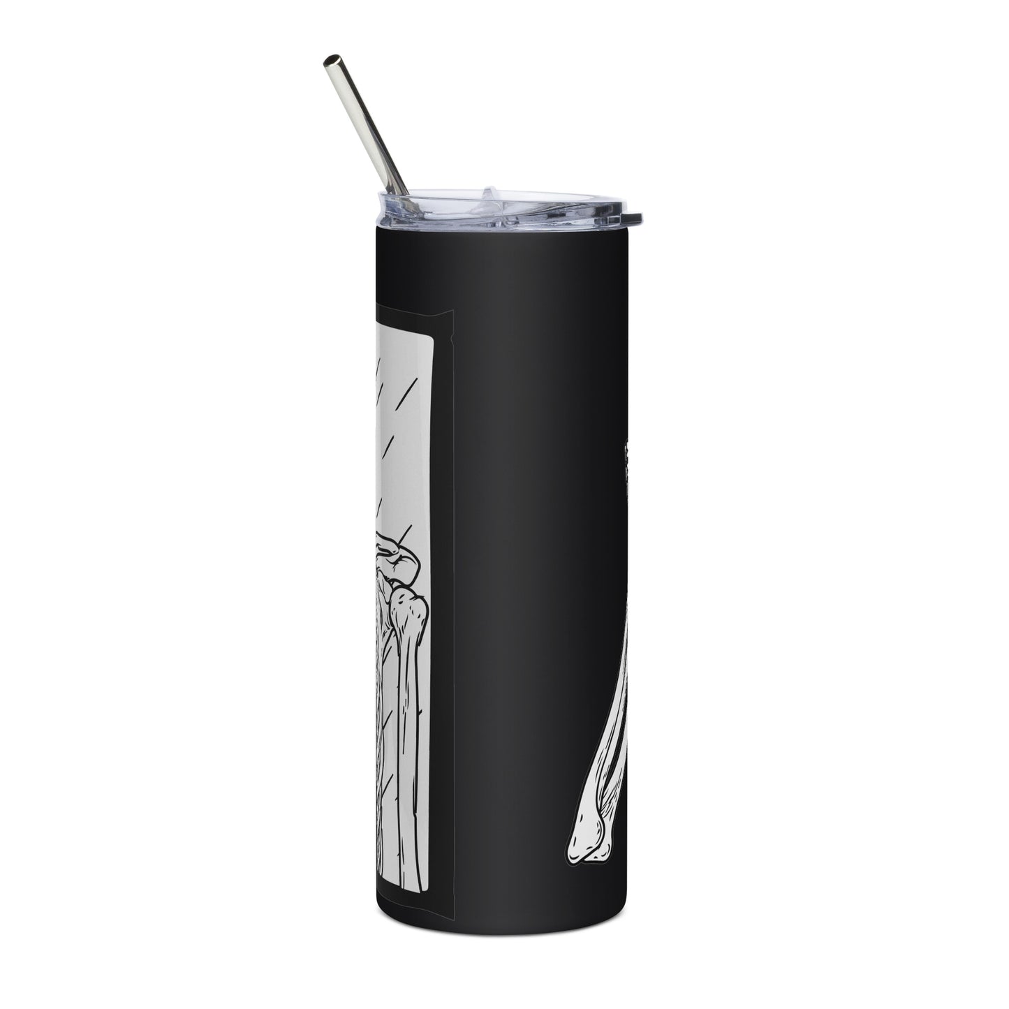 Death Til' Coffee SS Tumbler & Straw