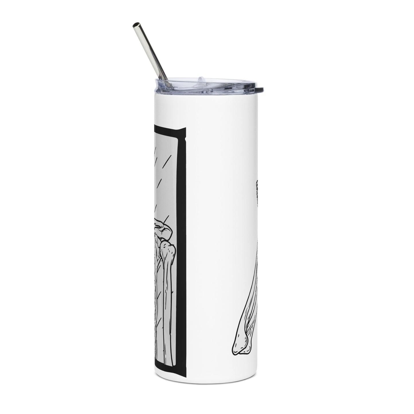 Death Til' Coffee SS Tumbler & Straw