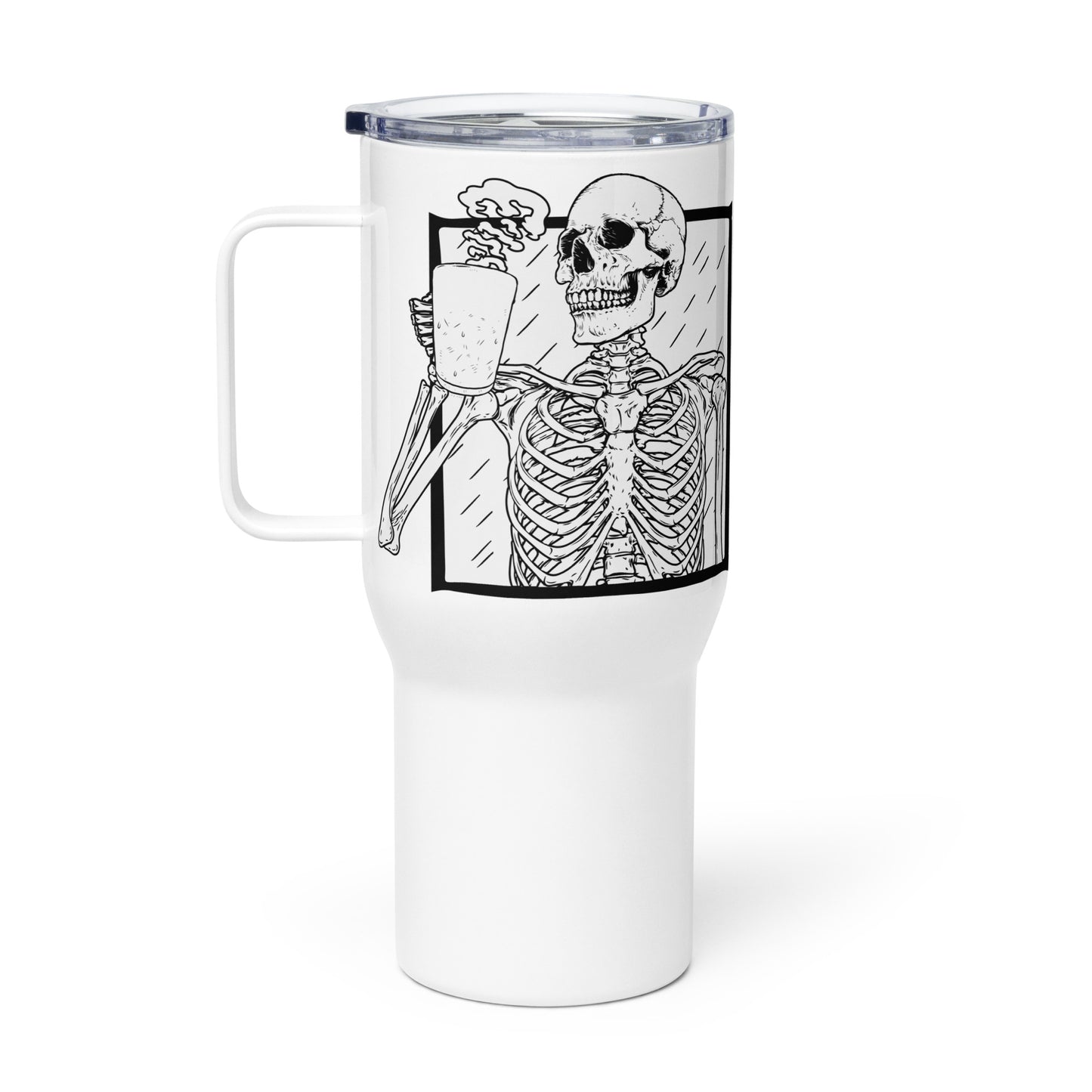 Death Til' Coffee Travel Mug