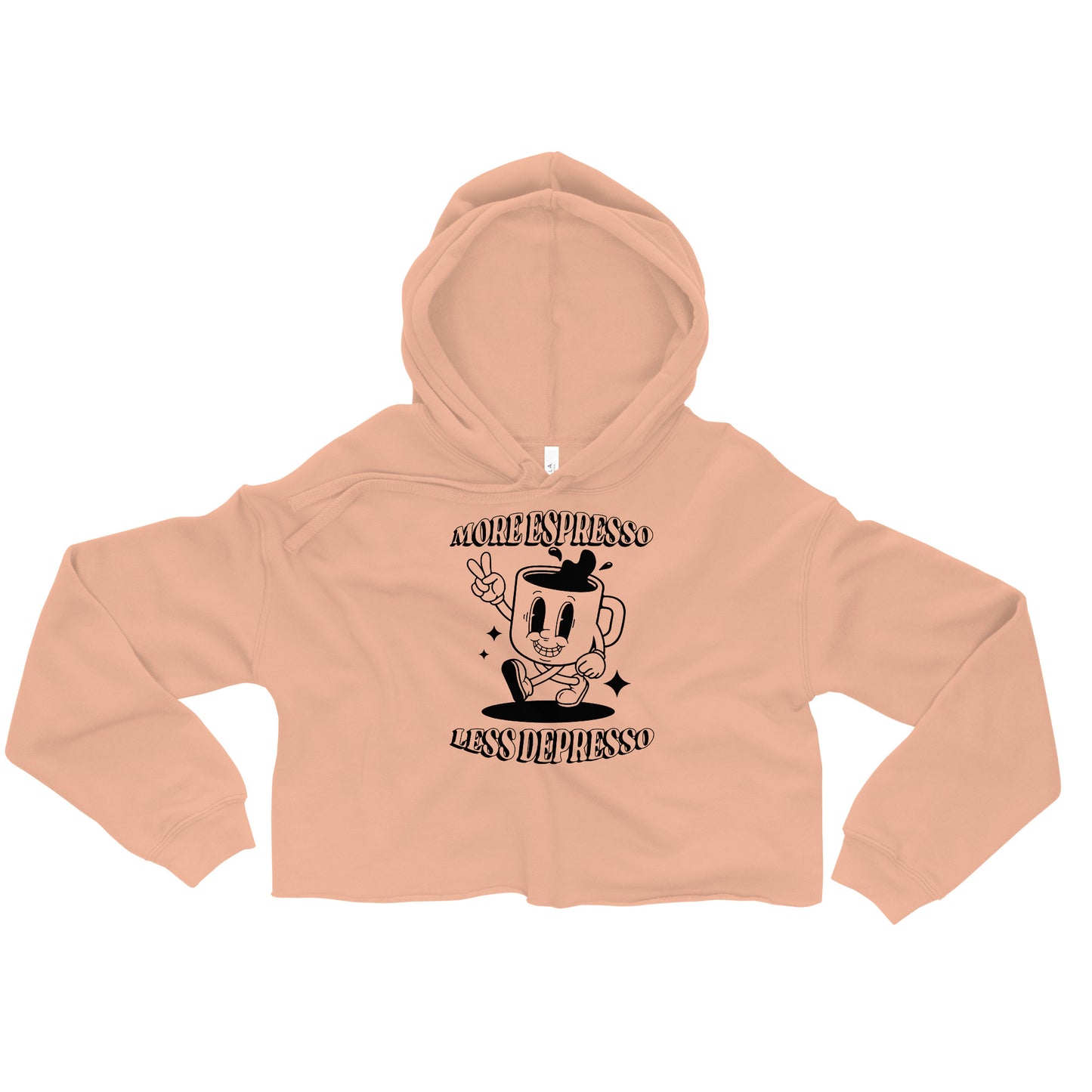 Depresso Crop Hoodie