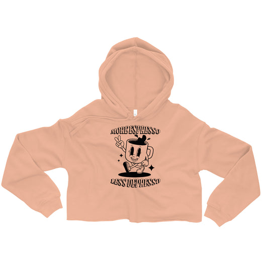 Depresso Crop Hoodie