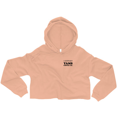 I Support YAMS Crop Hoodie